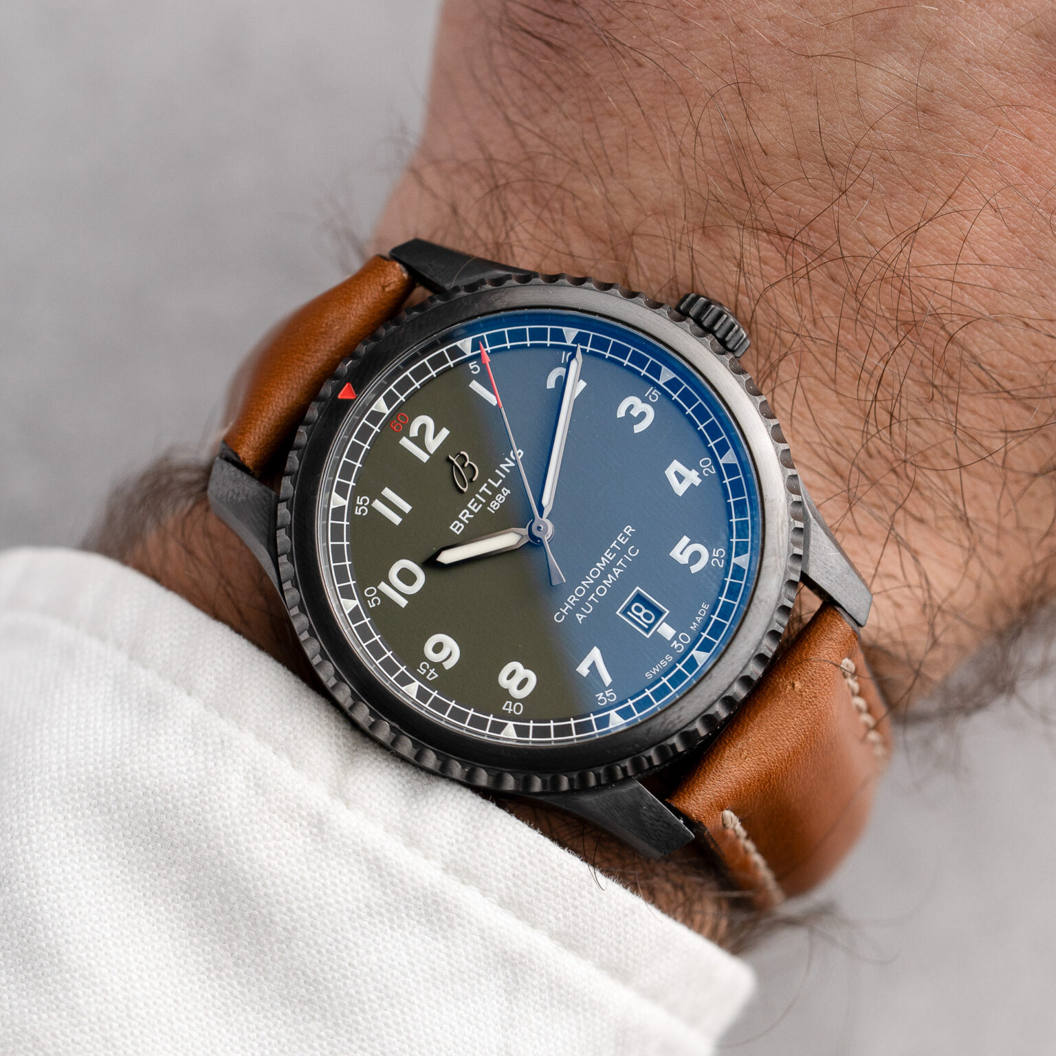 Breitling Aviator 8 Ref M17315 Green Dial - Image 2