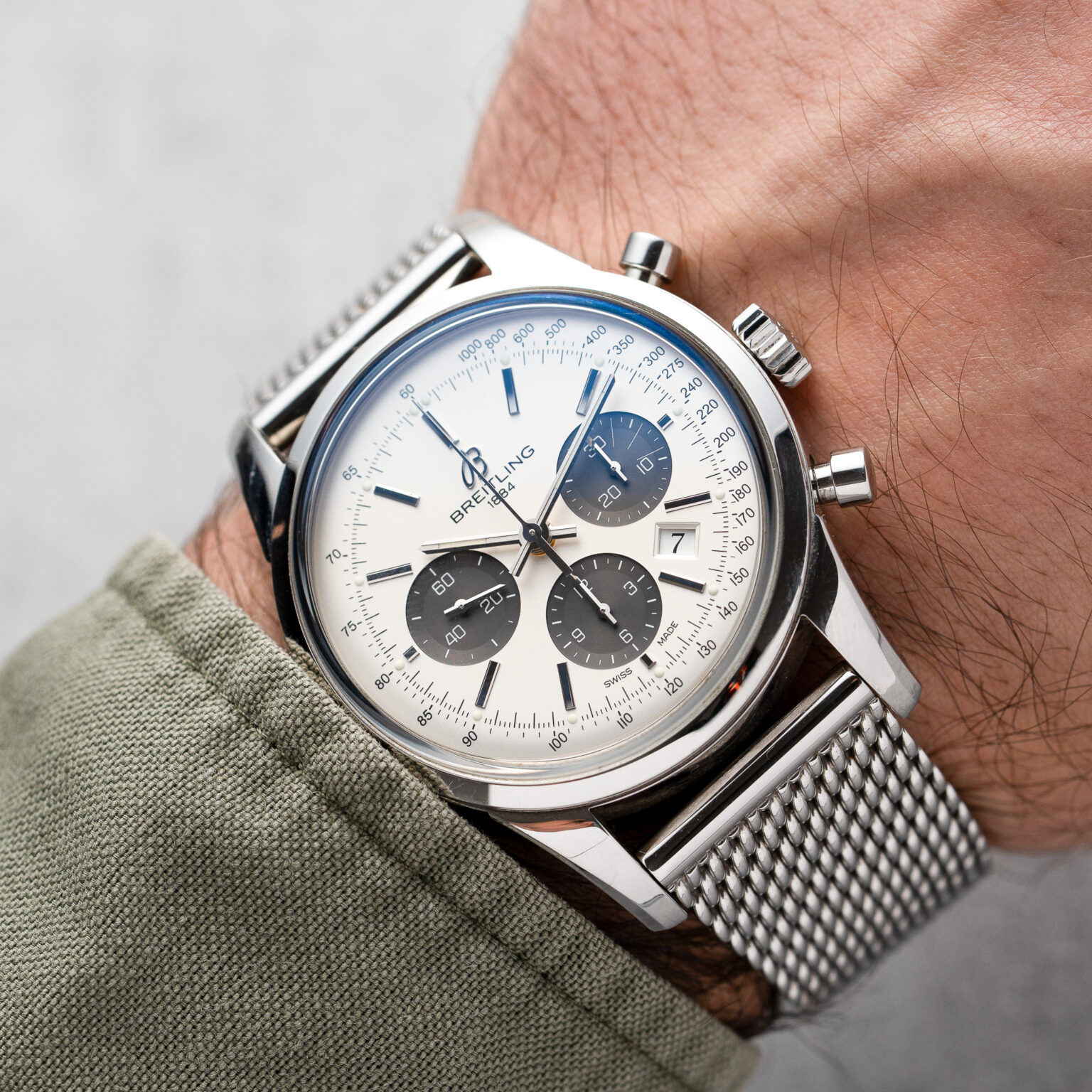 Breitling Transocean Chronograph ref: AB0152 - Image 11