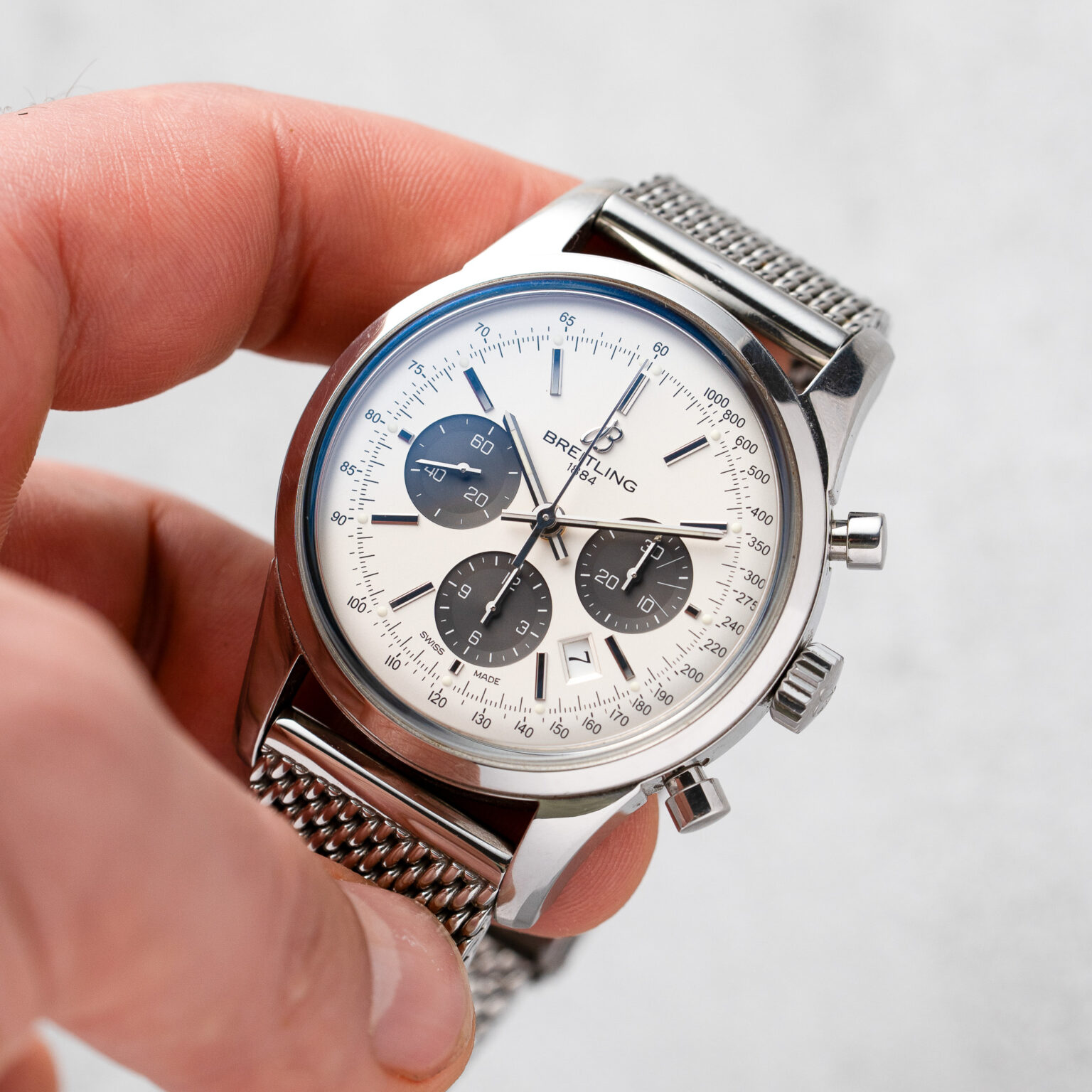 Breitling Transocean Chronograph ref: AB0152 - Image 10