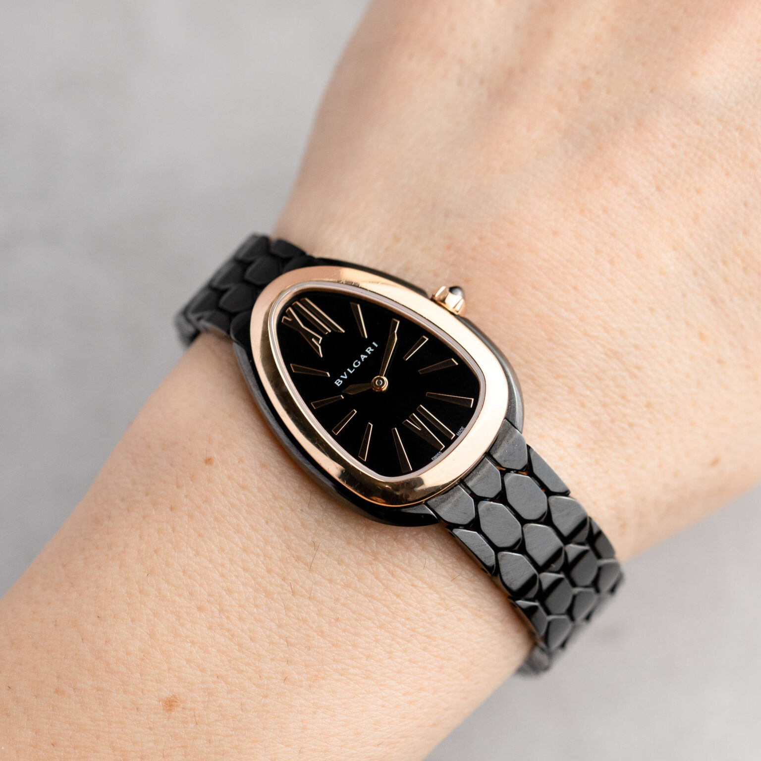 Bulgari Serpenti Seduttori 33 mm – Ref. SP33BLKDLC (Black DLC) – Bild 2