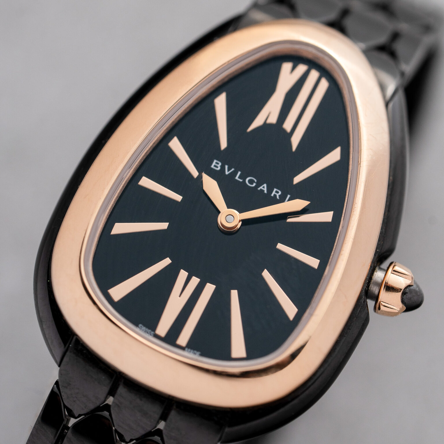 Bulgari Serpenti Seduttori 33 mm – Ref. SP33BLKDLC (Black DLC) – Bild 4