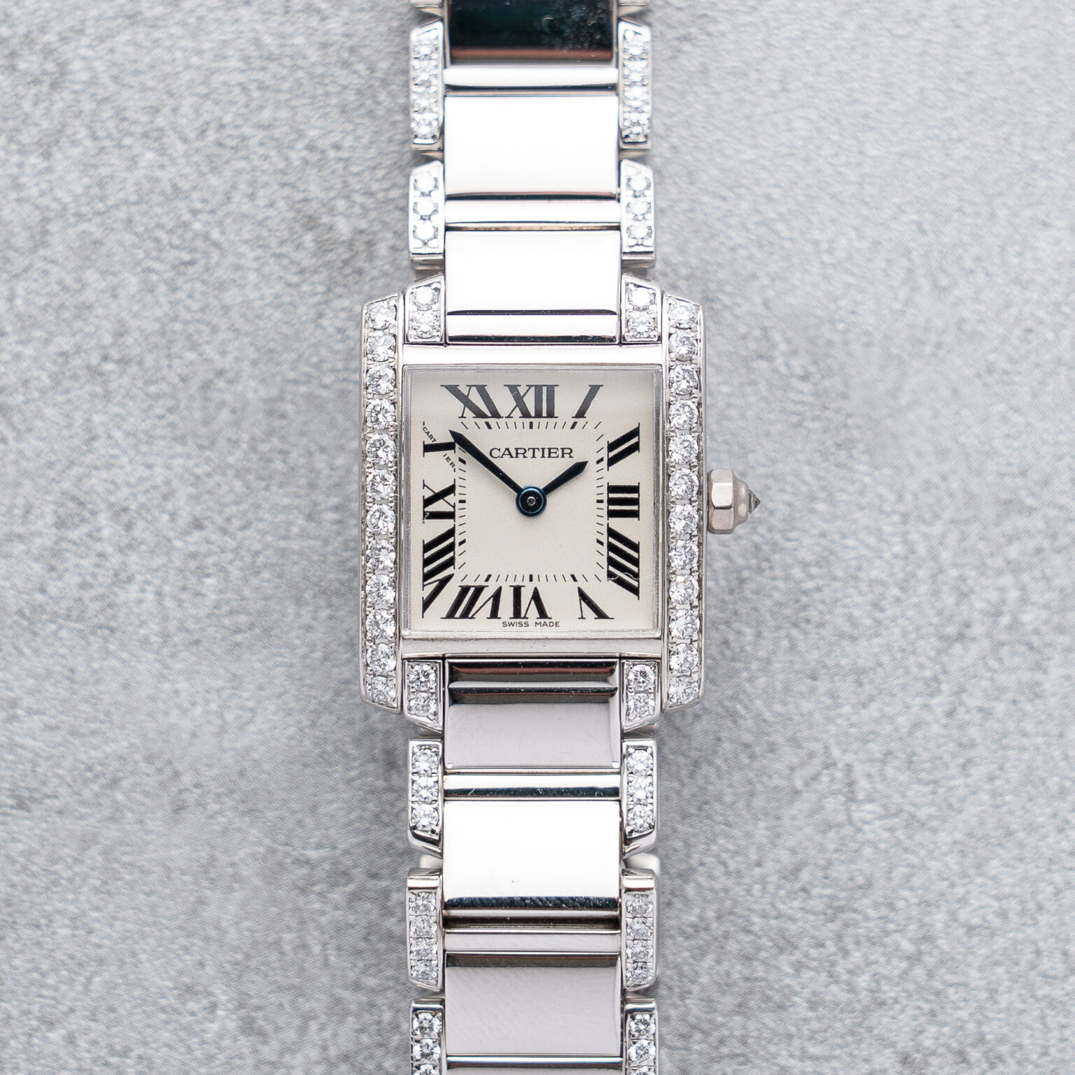 Cartier Tank Francaise Diamonds WE1002SF – Bild 2