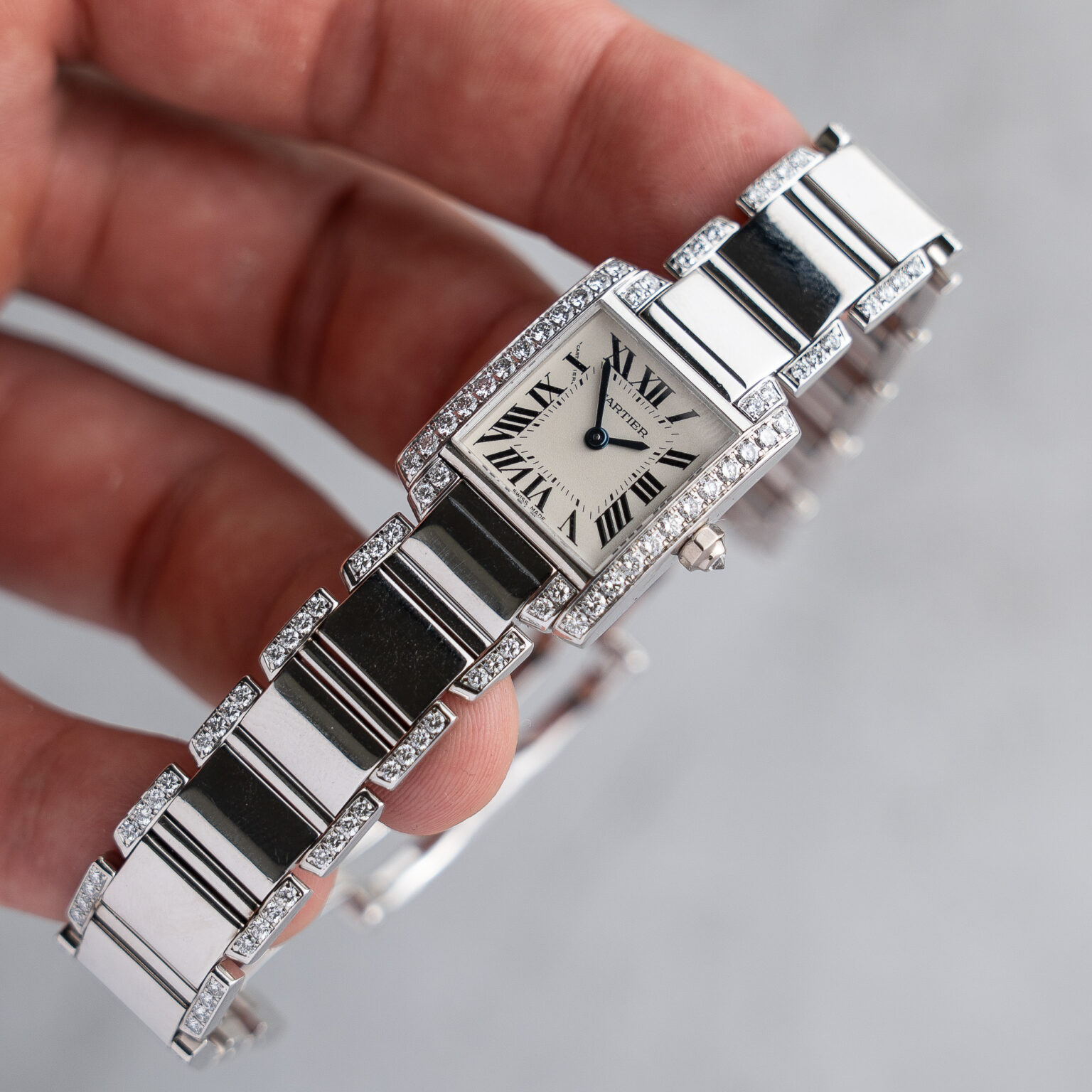 Cartier Tank Francaise Diamonds WE1002SF – Bild 9
