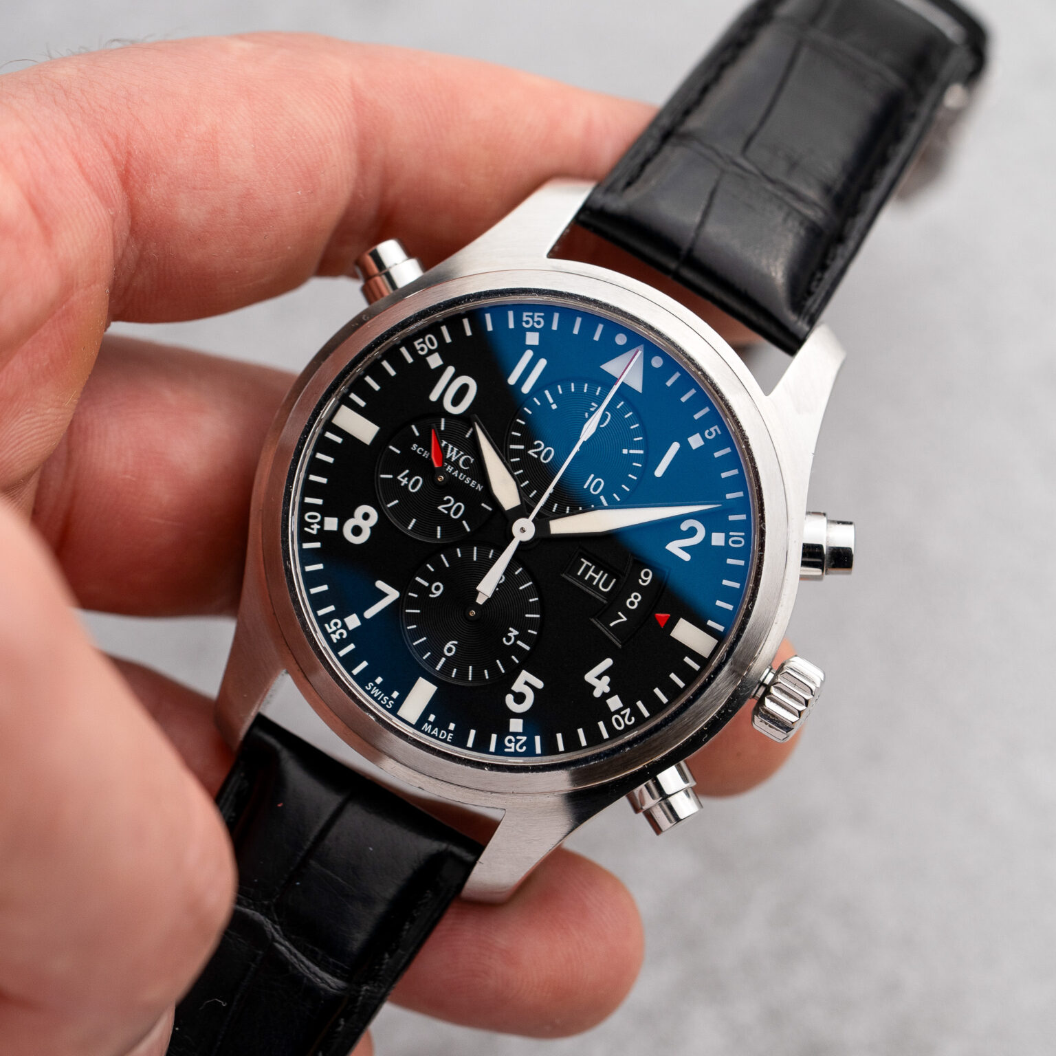 IWC Pilot Double Chronograph Ratrappante ref. IW377801 - Image 3