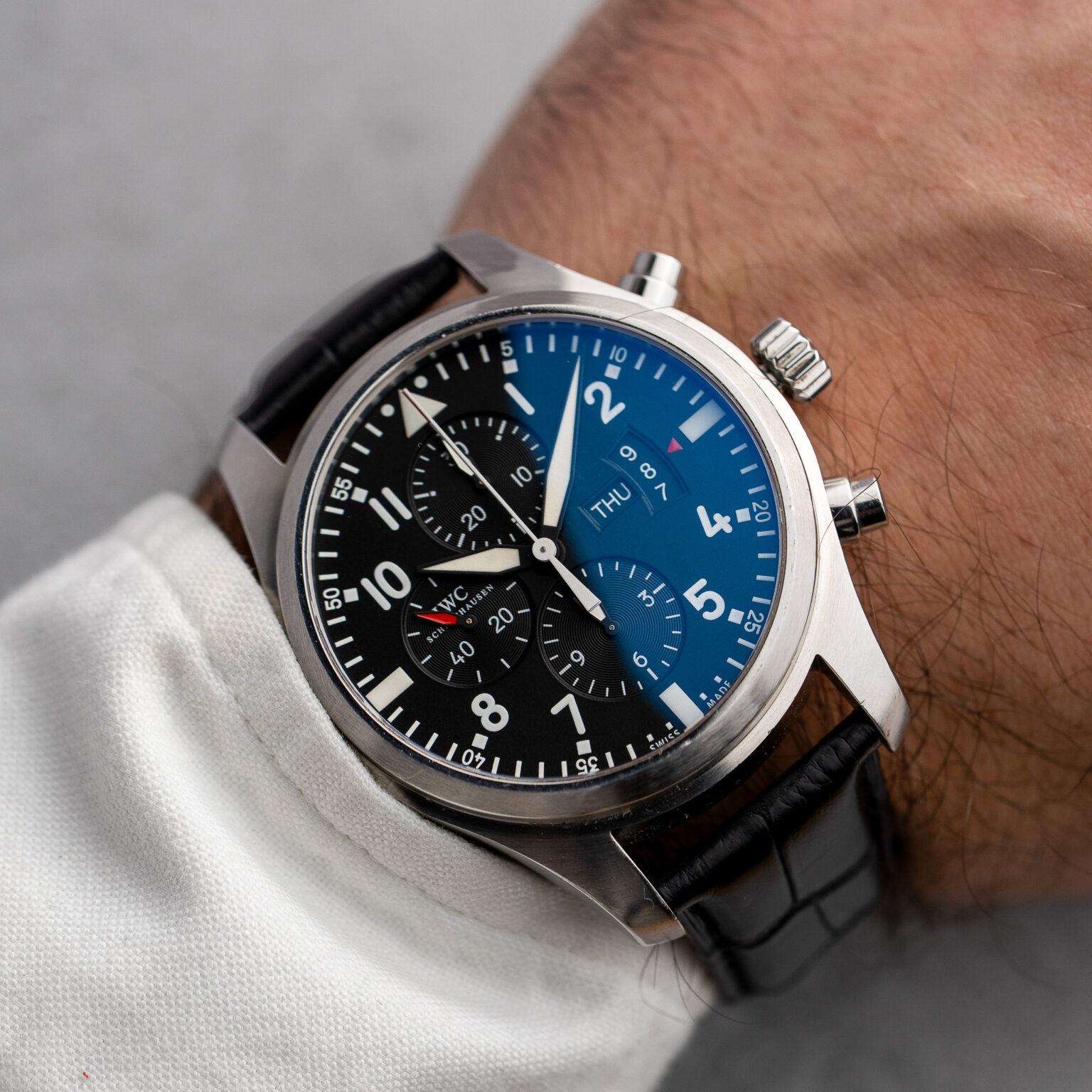 IWC Pilot Double Chronograph Ratrappante ref. IW377801 - Image 2