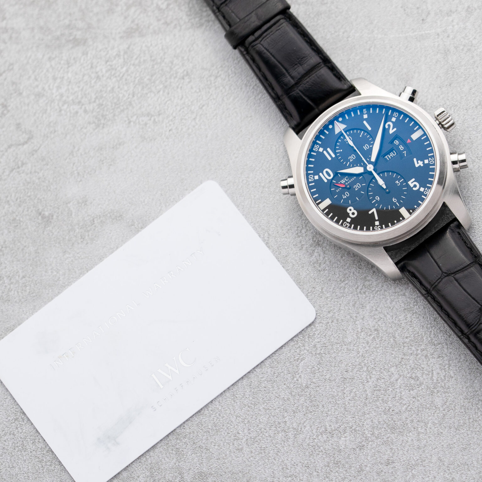 IWC Pilot Double Chronograph Ratrappante ref. IW377801 - Image 8