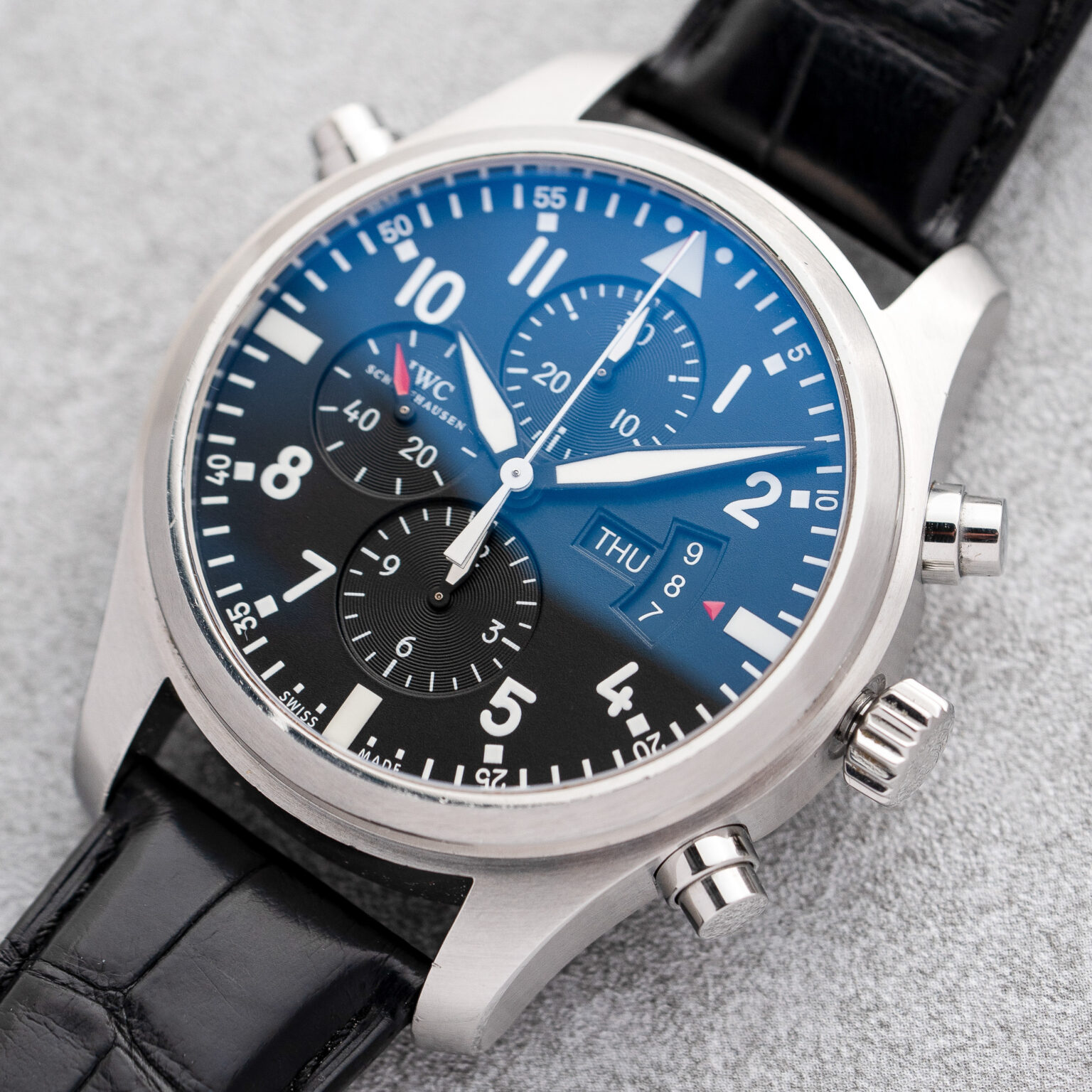 IWC Pilot Double Chronograph Ratrappante ref. IW377801 - Image 5