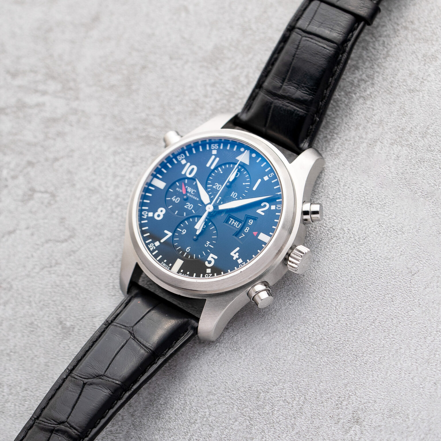 IWC Pilot Double Chronograph Ratrappante ref. IW377801 - Image 7