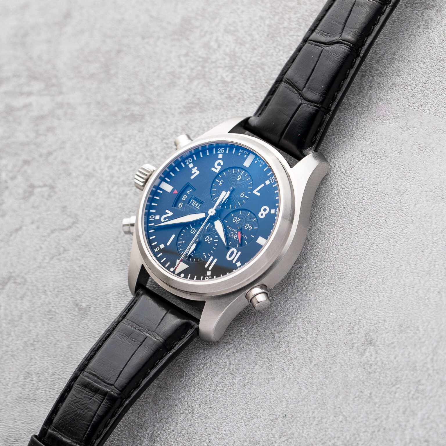 IWC Pilot Double Chronograph Ratrappante ref. IW377801 - Image 6