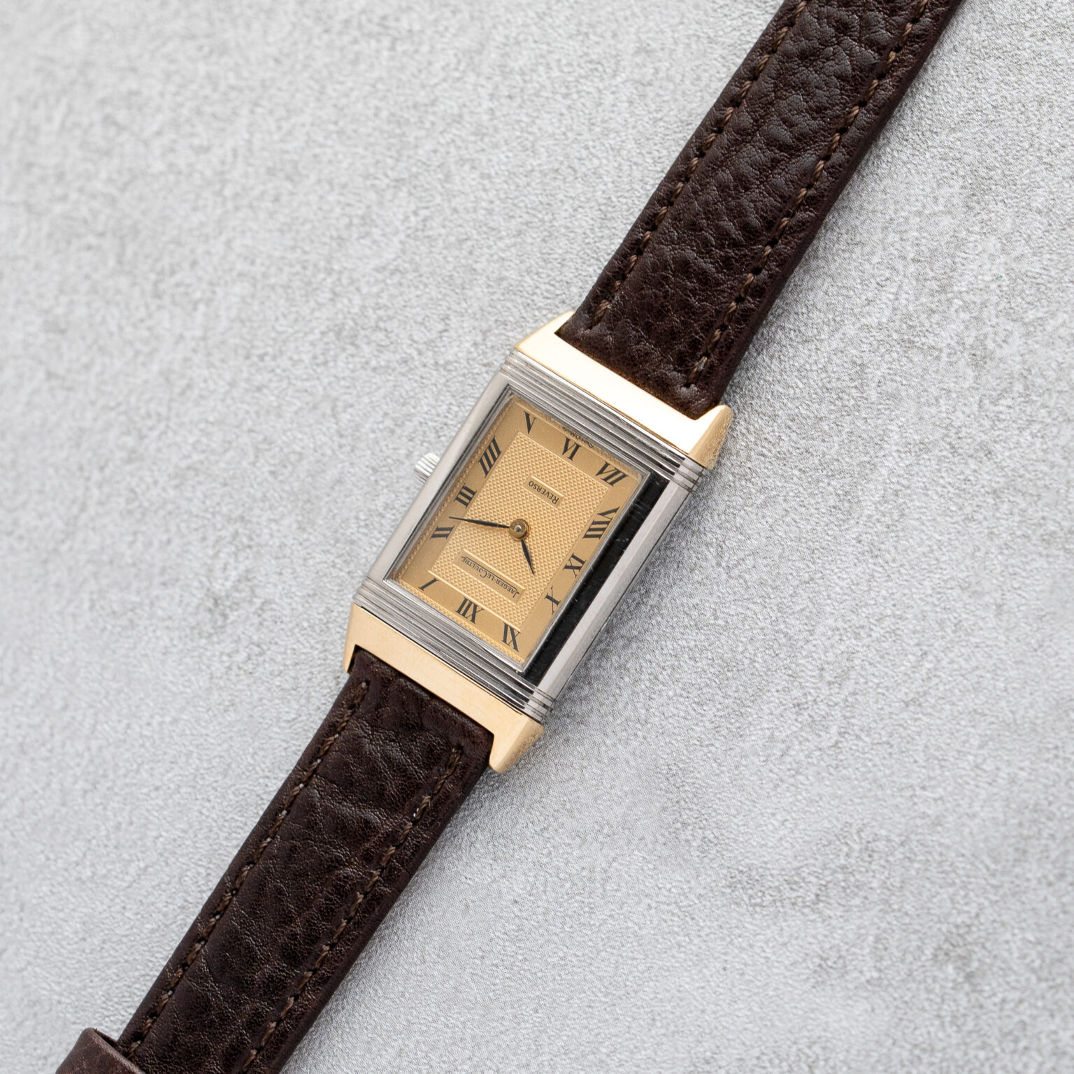 Jaeger-LeCoultre Reverso Classic 140.251.5 Steel/Gold - Textured Roman dial – Bild 11
