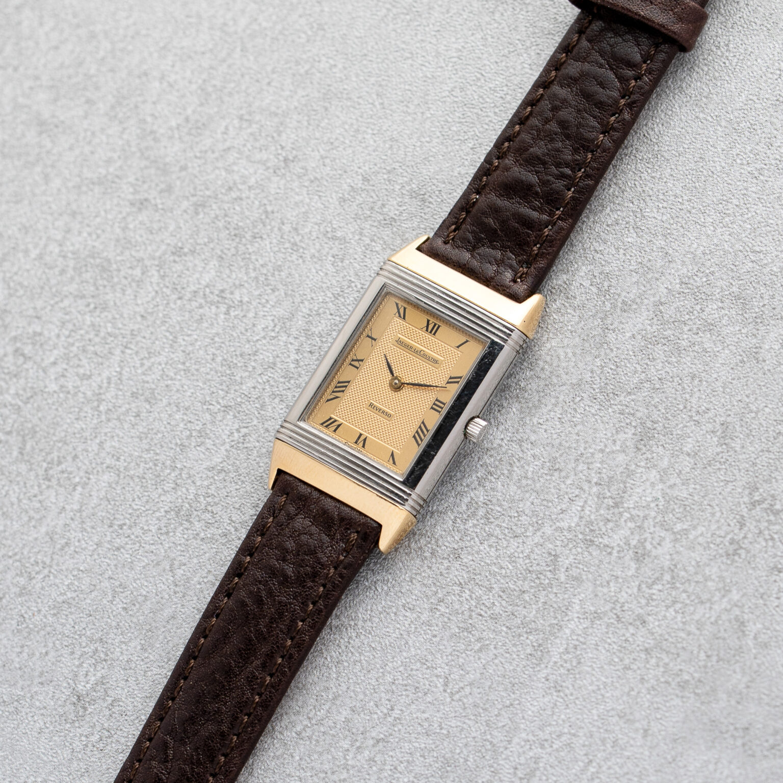 Jaeger-LeCoultre Reverso Classic 140.251.5 Steel/Gold - Textured Roman dial – Bild 10