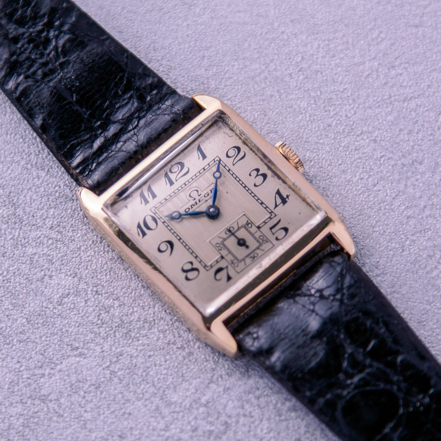 Omega Vintage Omega Art Deco Gold – Bild 2