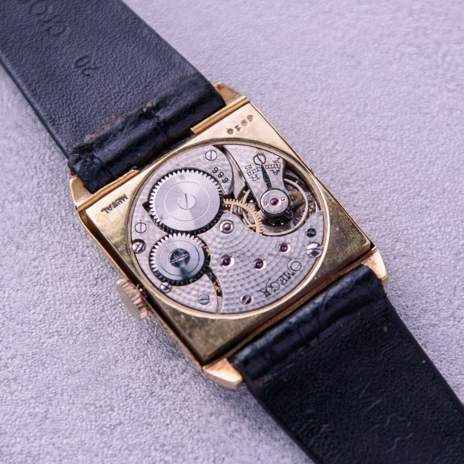 Omega Vintage Omega Art Deco Gold – Bild 13