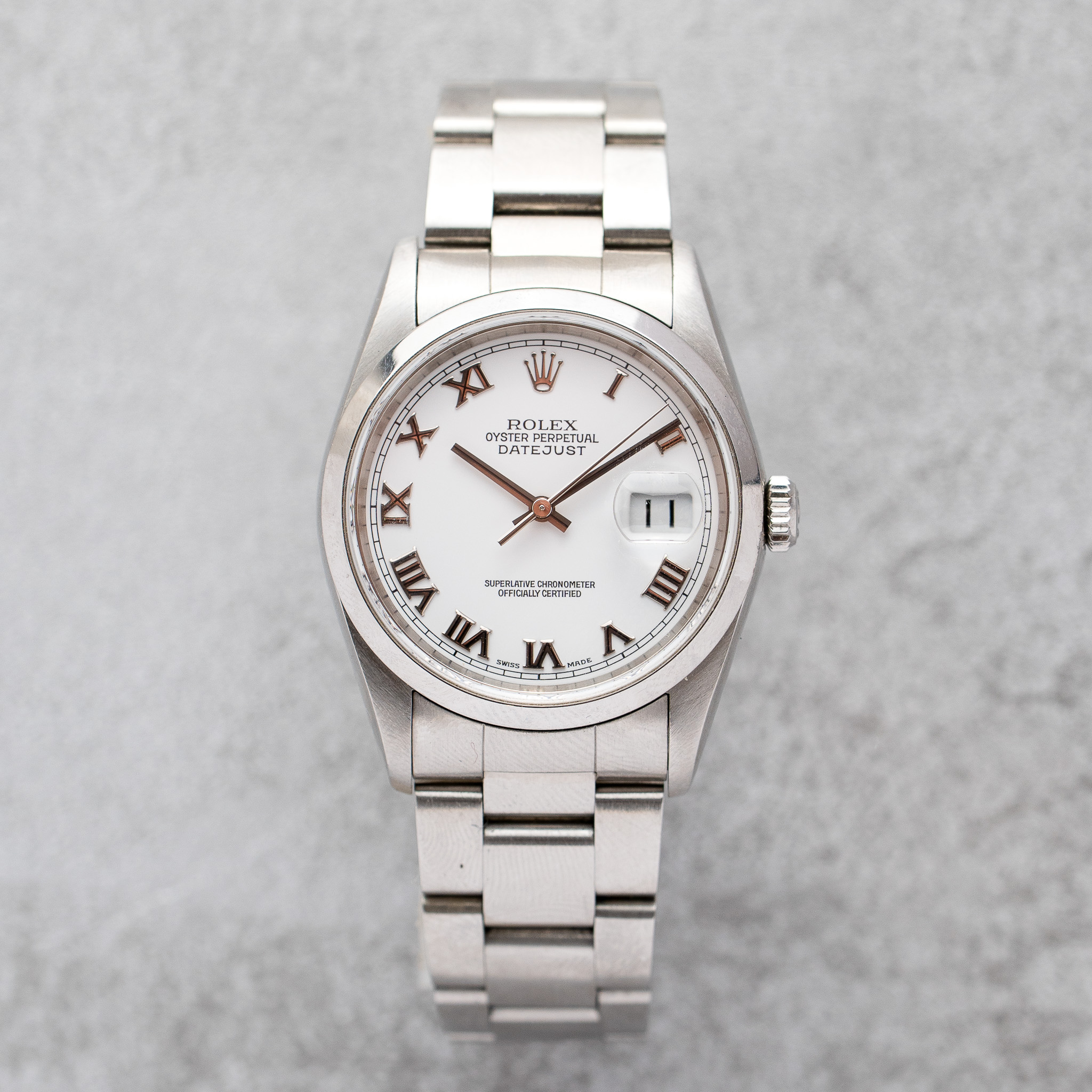 Rolex Datejust 36 ref. 16200 White Dial