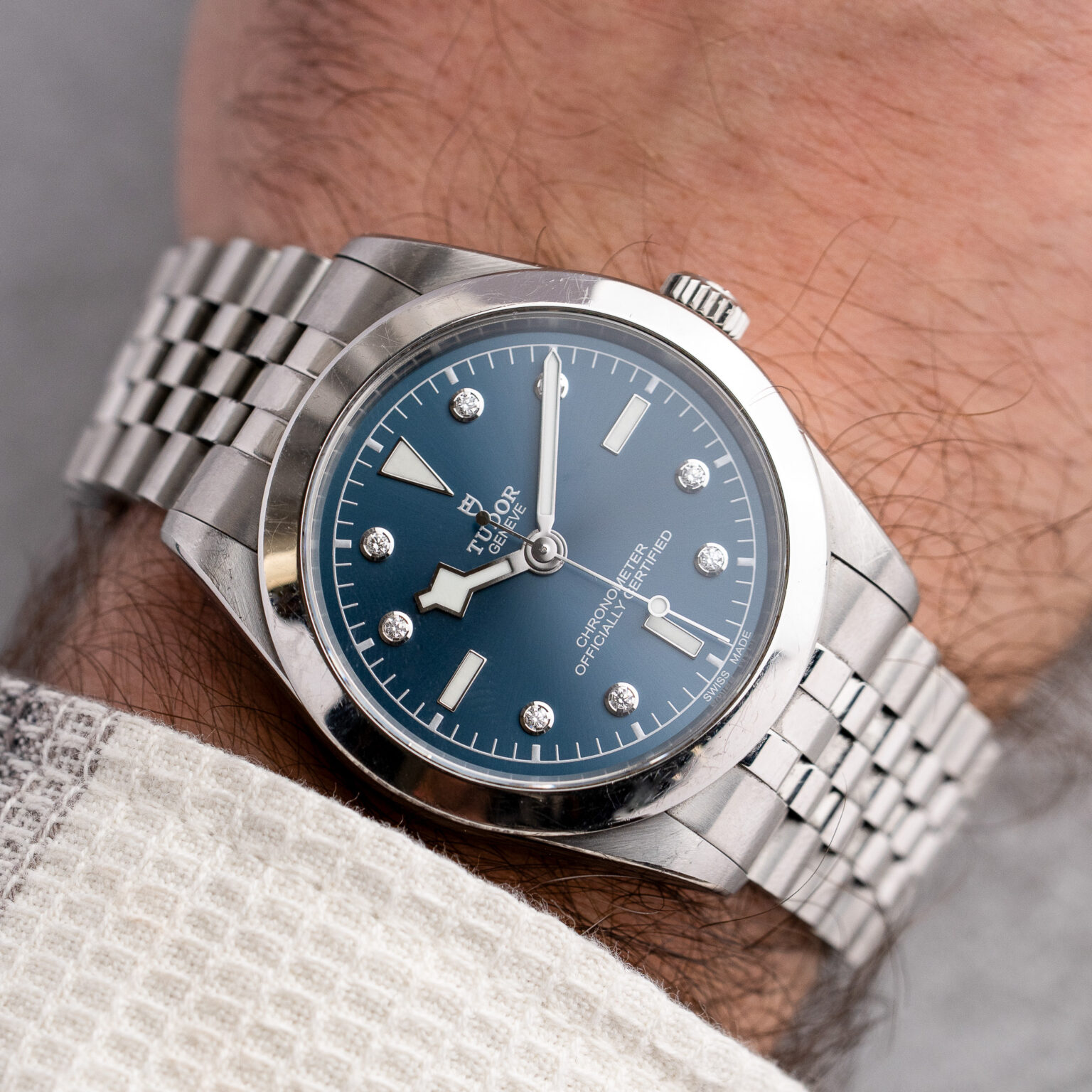 Tudor Black Bay 39 ref. M79660-0005 - Blue Dial with Diamond indexes - Image 11