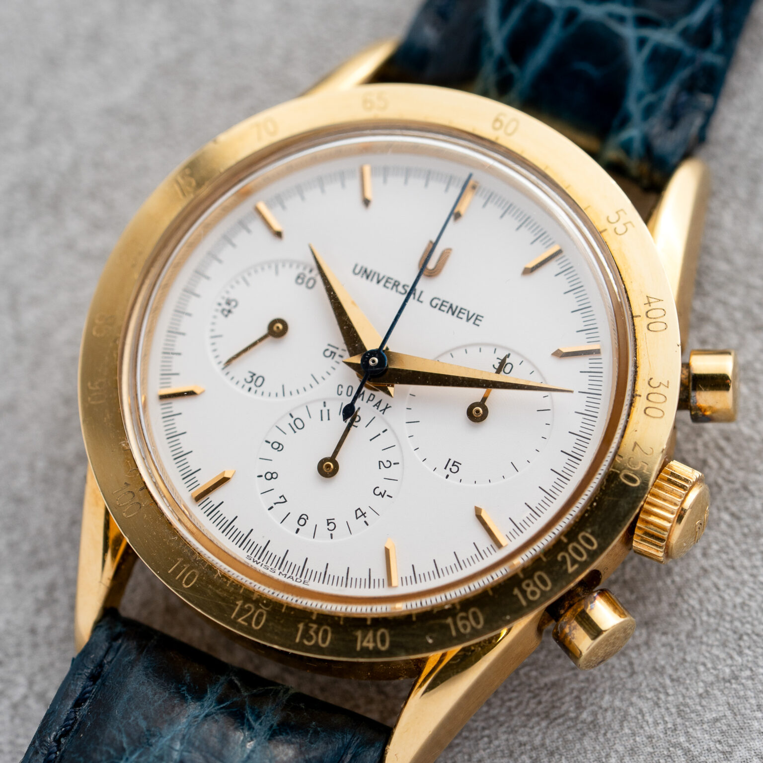 Universal Geneve Compax Gold 184.445 4.085.717 - Image 2