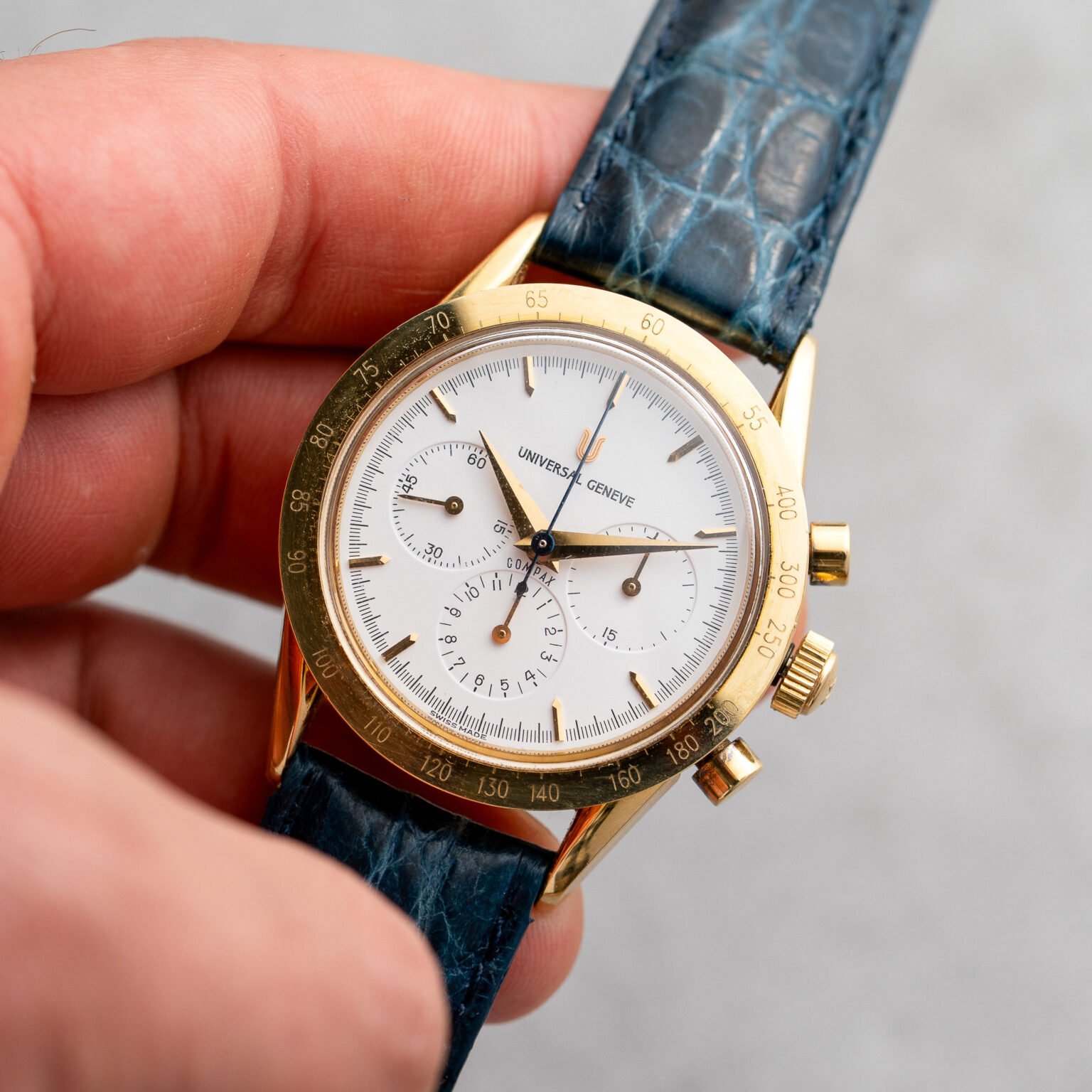 Universal Geneve Compax Gold 184.445 4.085.717 - Image 9