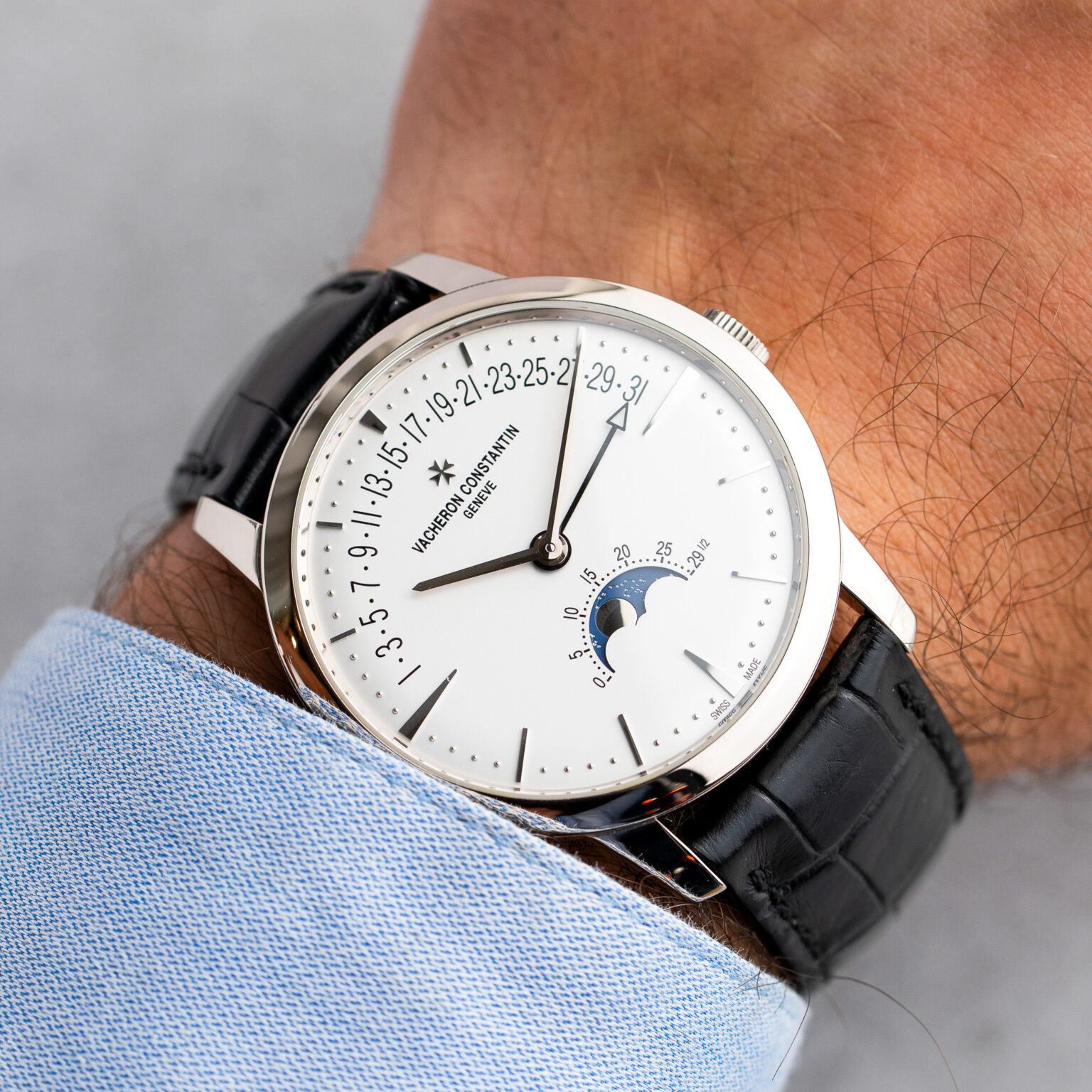 Vacheron Constantin Patrimony Moonphase Retrograde Ref: 4010U/000G-B330 - Image 2