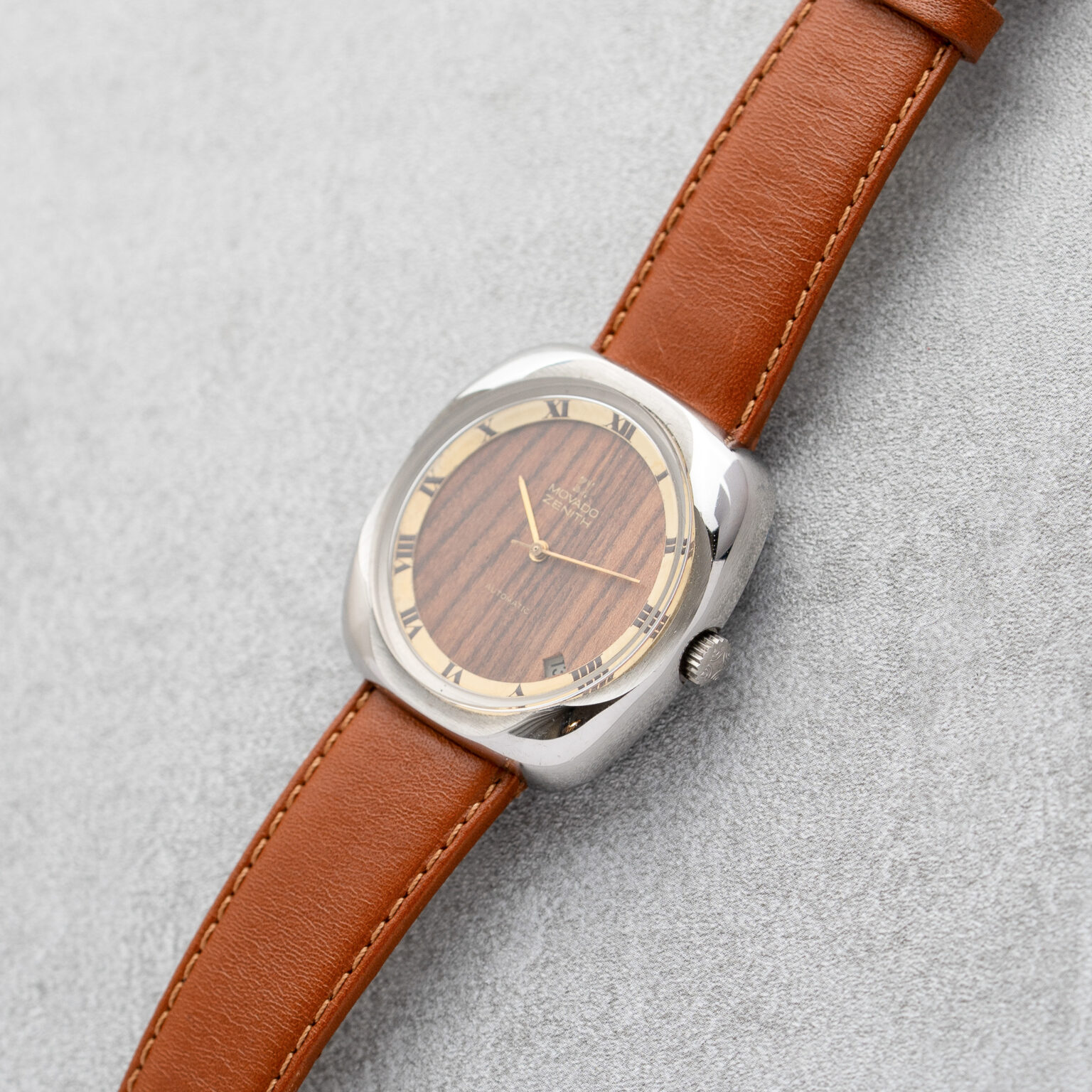 Zenith Movado Automatic Wood Dial - Image 5
