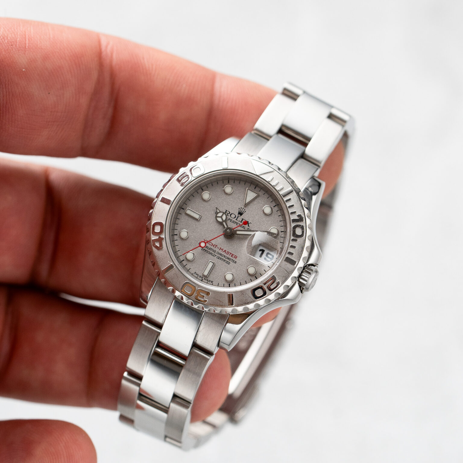 Rolex Yacht-Master 29 – Ref. 169622 | Platinum Dial - Image 3