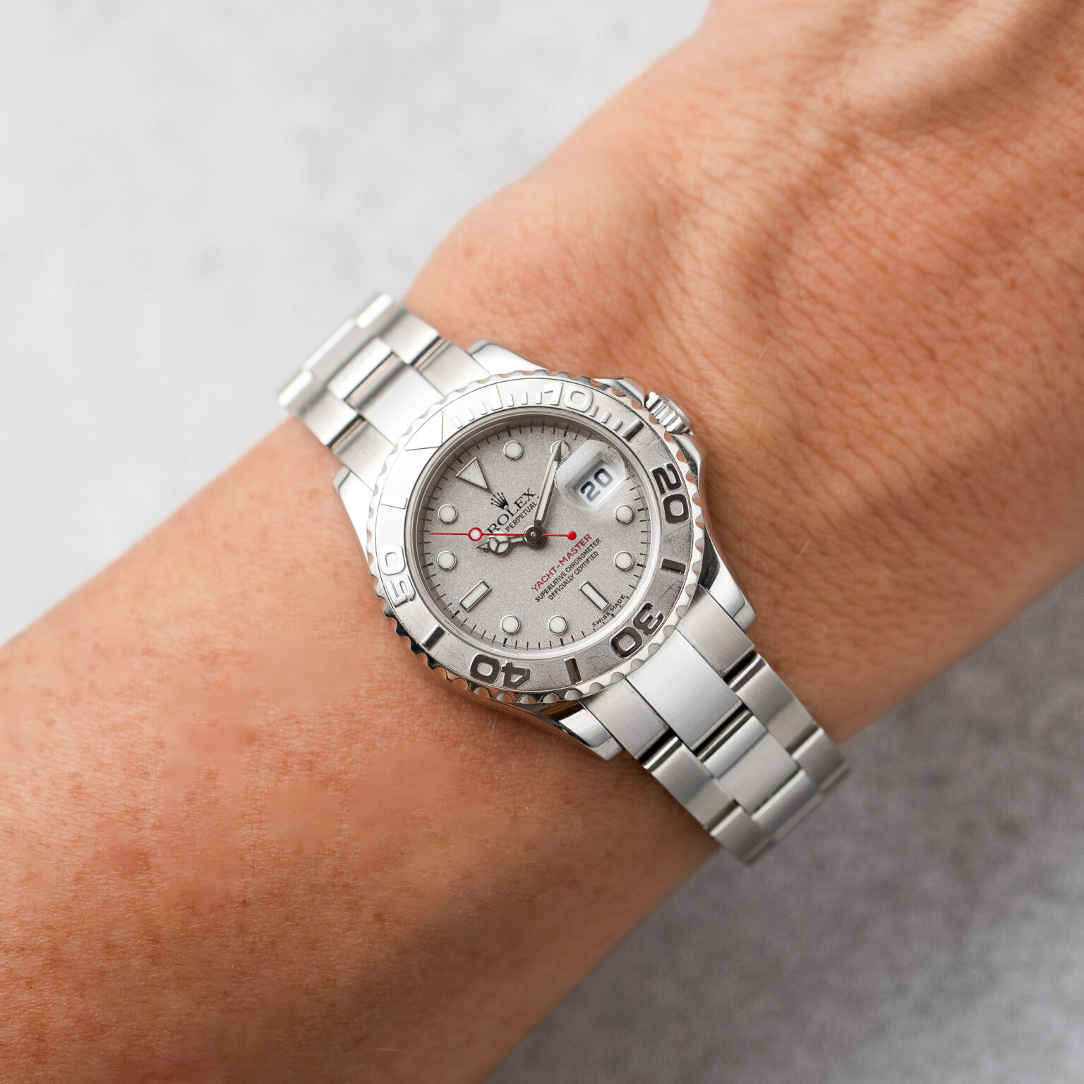 Rolex Yacht-Master 29 – Ref. 169622 | Platinum Dial - Image 2
