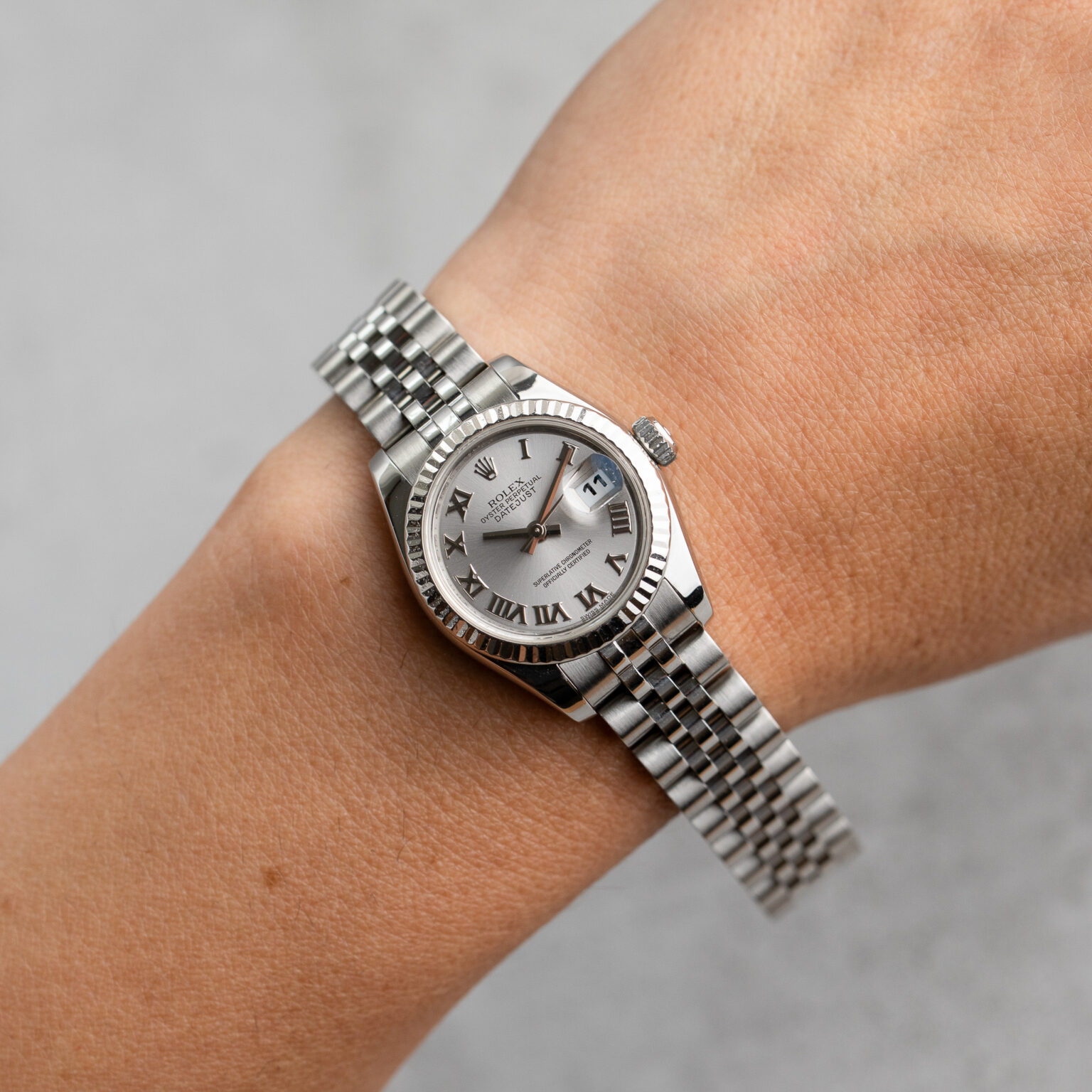 Rolex Datejust Lady Grey Roman Dial 179174 - Image 2