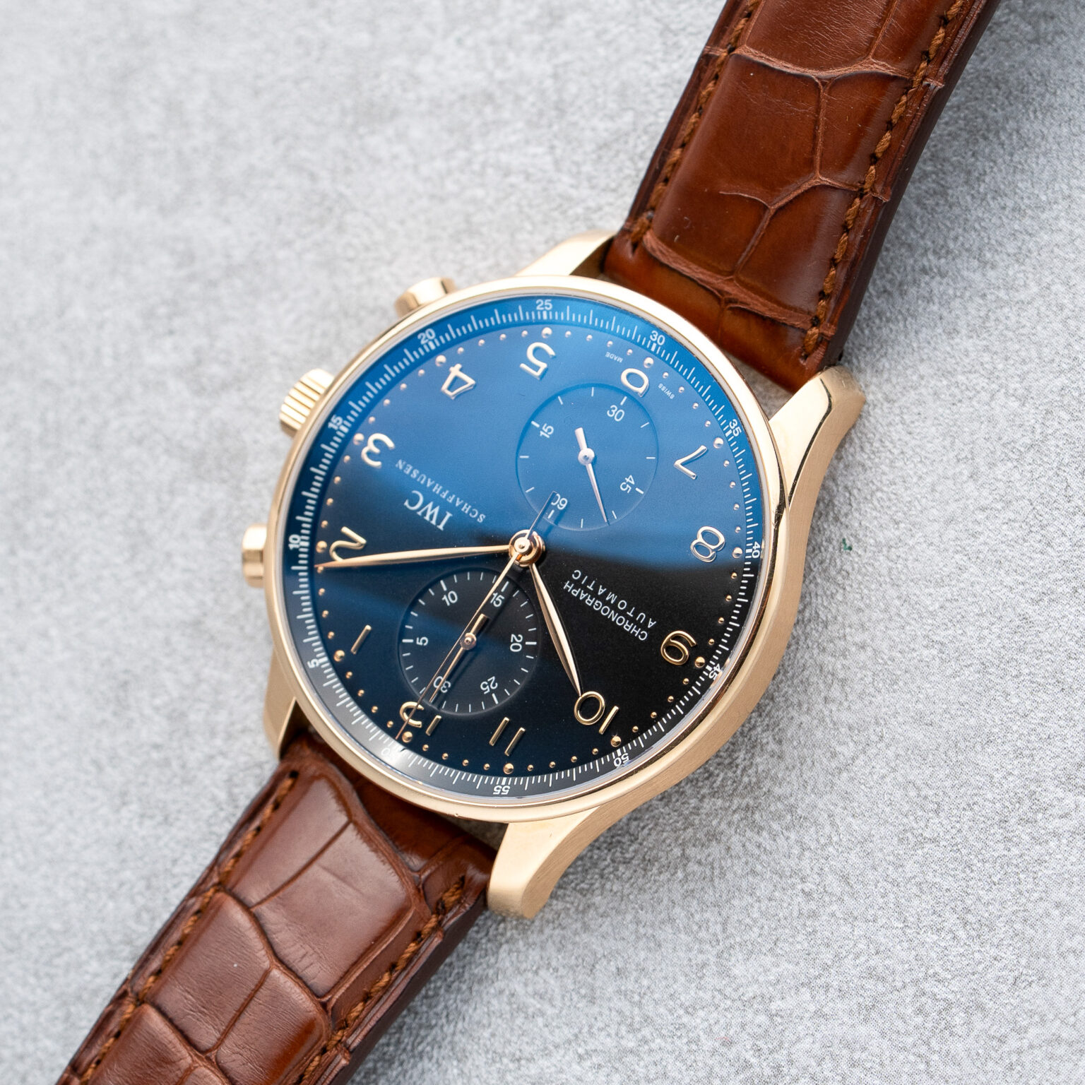 IWC Portuguese Chronograph IW371415 Rose Gold - Image 6