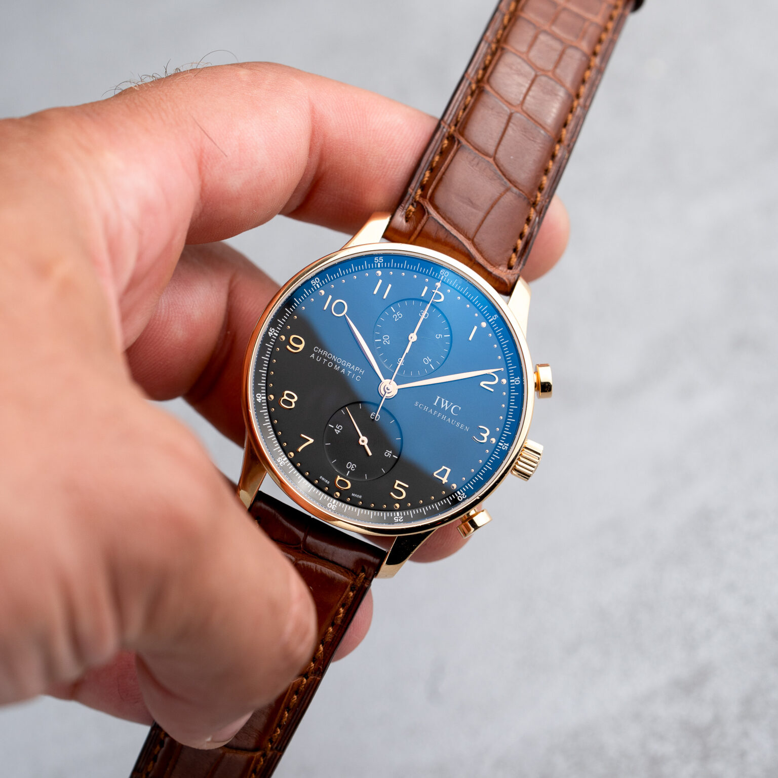 IWC Portuguese Chronograph IW371415 Rose Gold - Image 3