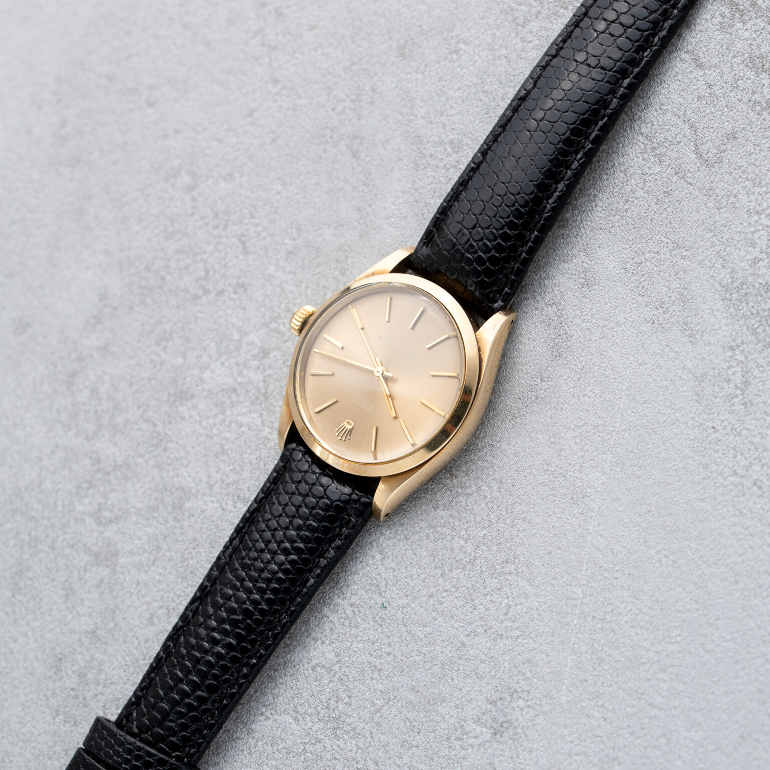 Rolex Oyster Perpetual 34 14k Gold Ghost dial - Image 7