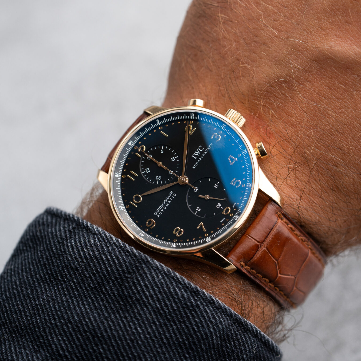 IWC Portuguese Chronograph IW371415 Rose Gold - Image 2