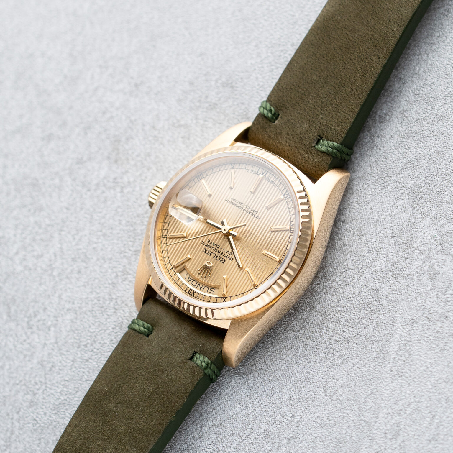 Rolex Day-Date 36 Ref. 18038 "Tapestry" dial - Yellow gold - Image 6