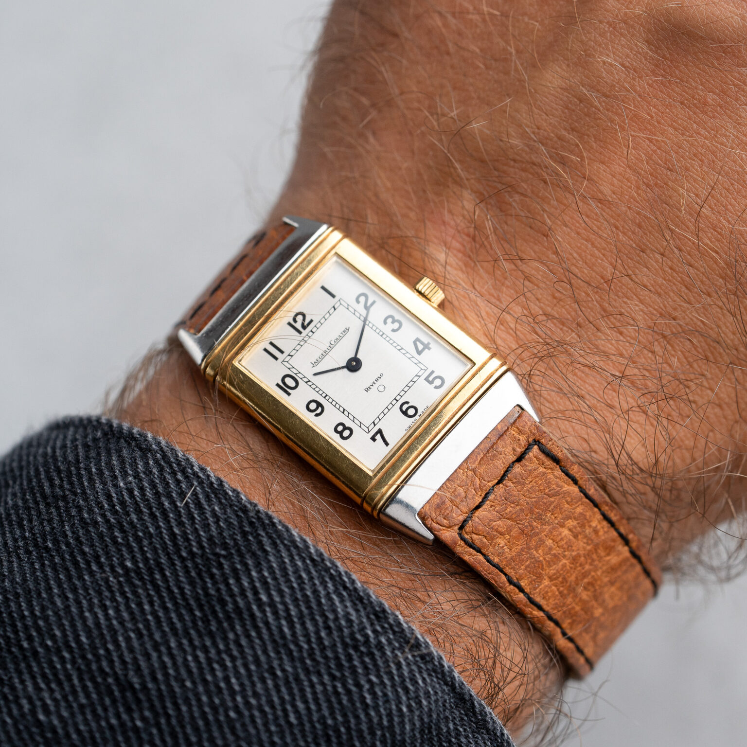 Jaeger-LeCoultre Reverso Classique ref. 140.019.5 Quartz Bi-color - Image 2