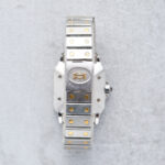 Cartier Santos Carré 2961 Burgundy Dial - Box and papers