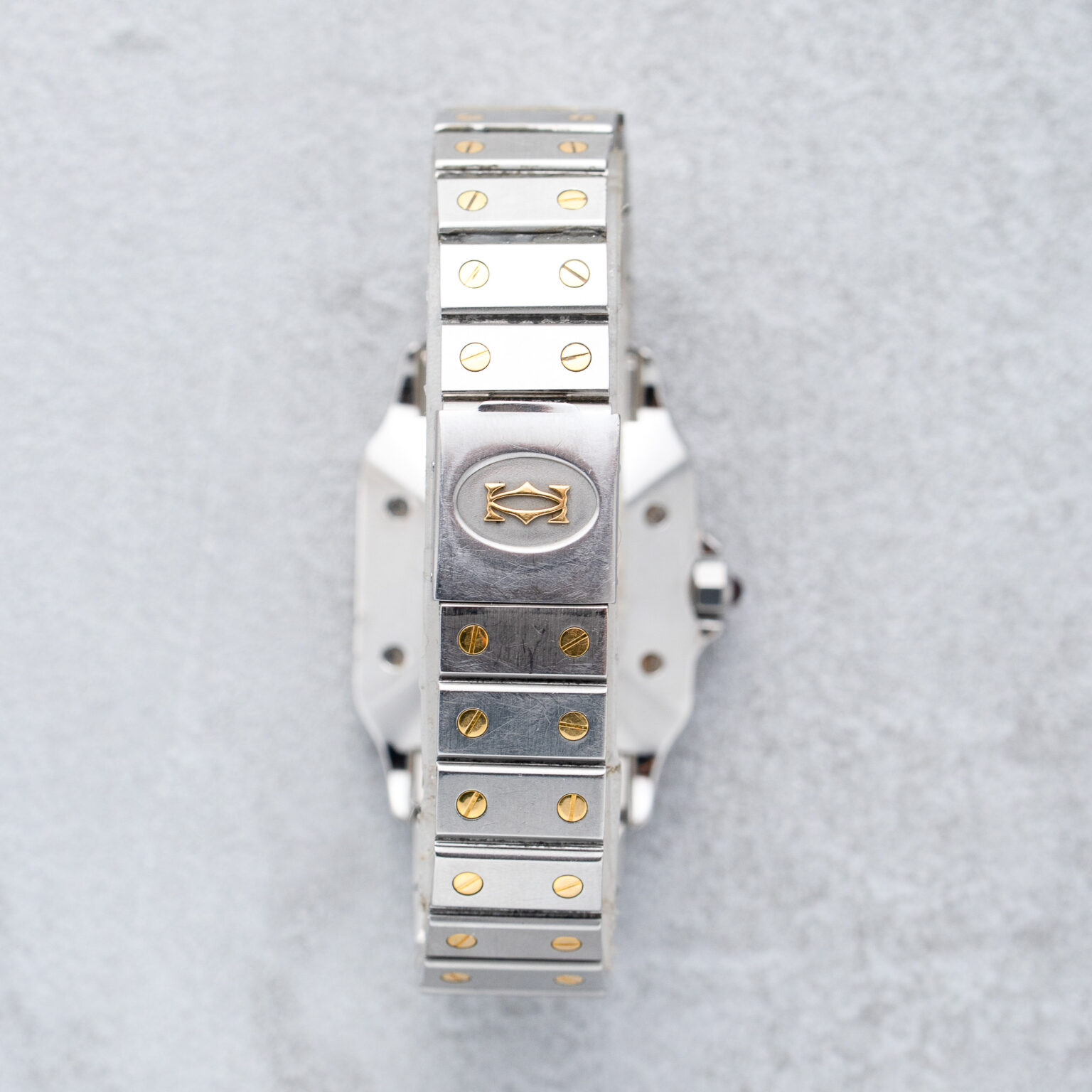 Cartier Santos Carré 2961 Burgundy Dial - Box and papers - Image 12