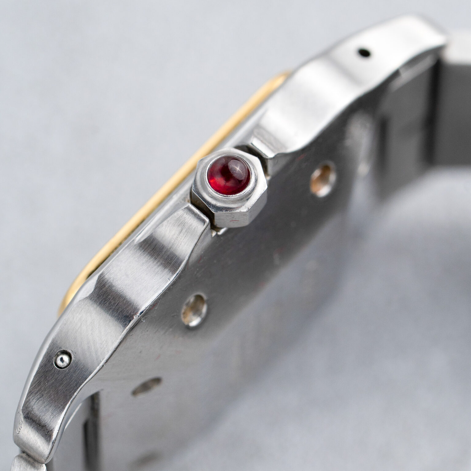 Cartier Santos Carré 2961 Burgundy Dial - Box and papers - Image 7