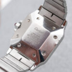 Cartier Santos Carré 2961 Burgundy Dial - Box and papers