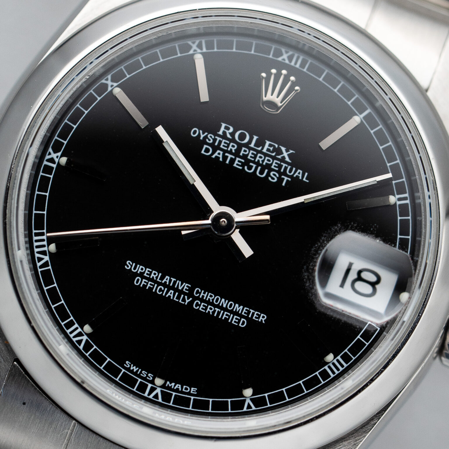 Rolex Datejust 31 – Ref. 68240 | Black Roman Dial | 1997 - 4. kép