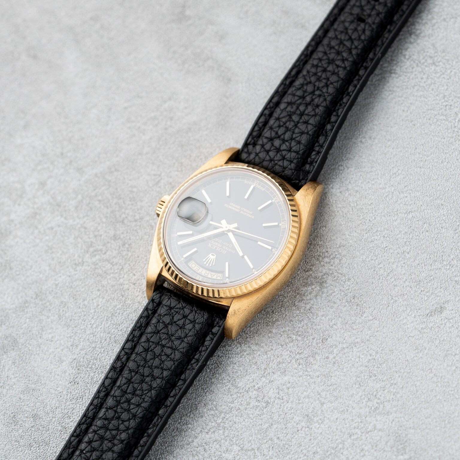 Rolex Day-Date 36 – Ref. 18038 | Black Dial | 1983 - 6. kép