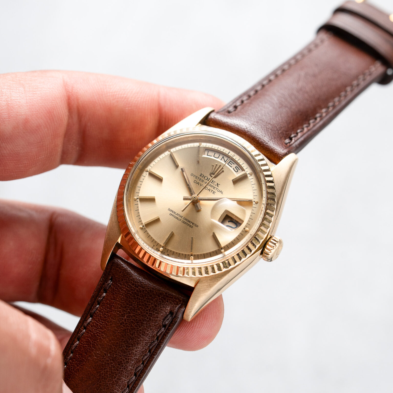 Rolex Day-Date 36 – Ref. 1803 | 18kt Yellow Gold | Champagne Dial - Image 3
