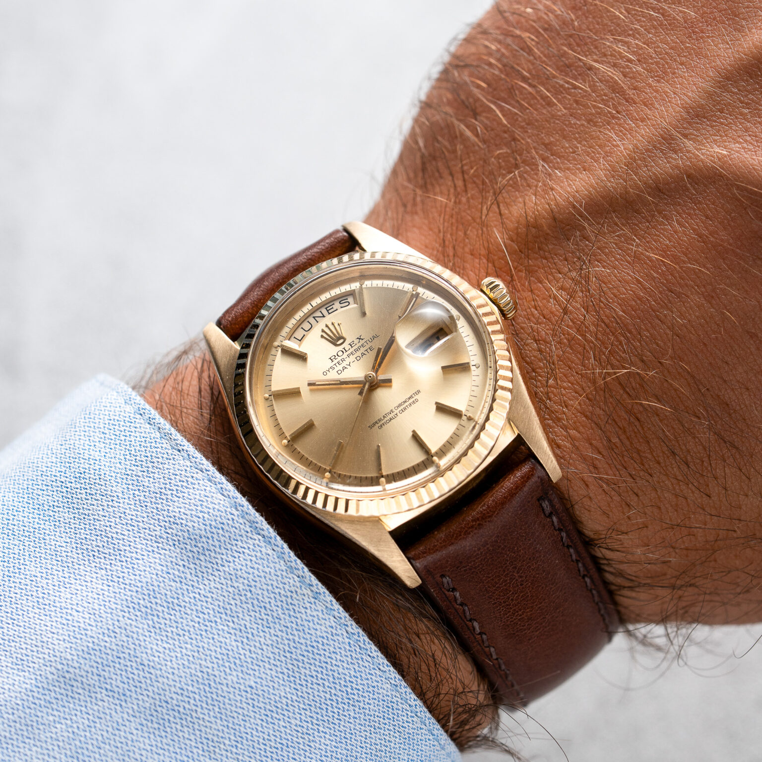 Rolex Day-Date 36 – Ref. 1803 | 18kt Yellow Gold | Champagne Dial - Image 2